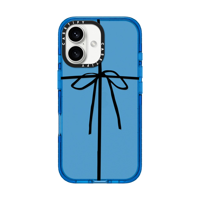 CASETiFY iPhone 16 Case スカイブルー Impact Case Ribbon,Christmas WRAPPED IN A BOW CASETiFY iPhone 16 Case スカイブルー Impact Case Ribbon,Christmas WRAPPED IN A BOW