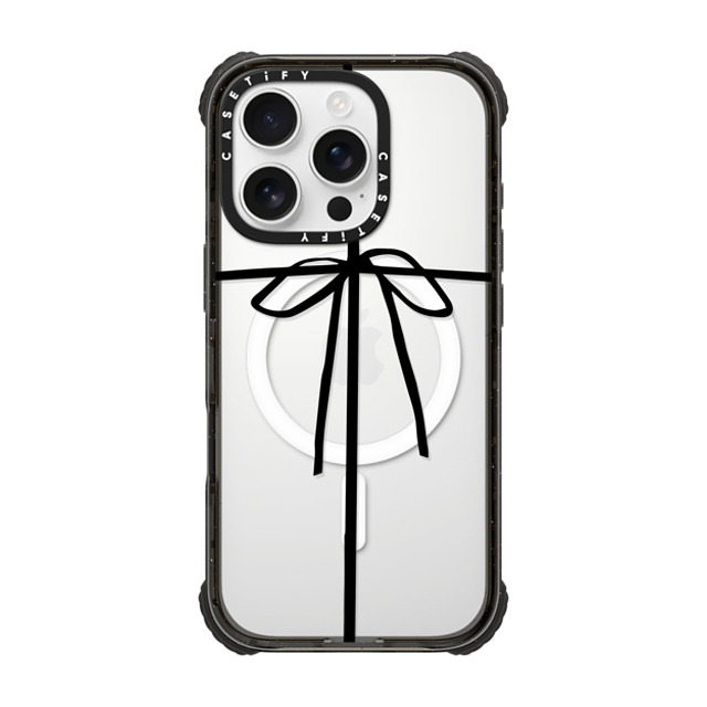 CASETiFY iPhone 16 Pro Case Black ウルトラ インパクトケース MagSafe 対応 Ribbon,Christmas WRAPPED IN A BOW CASETiFY iPhone 16 Pro Case Black ウルトラ インパクトケース MagSafe 対応 Ribbon,Christmas WRAPPED IN A BOW