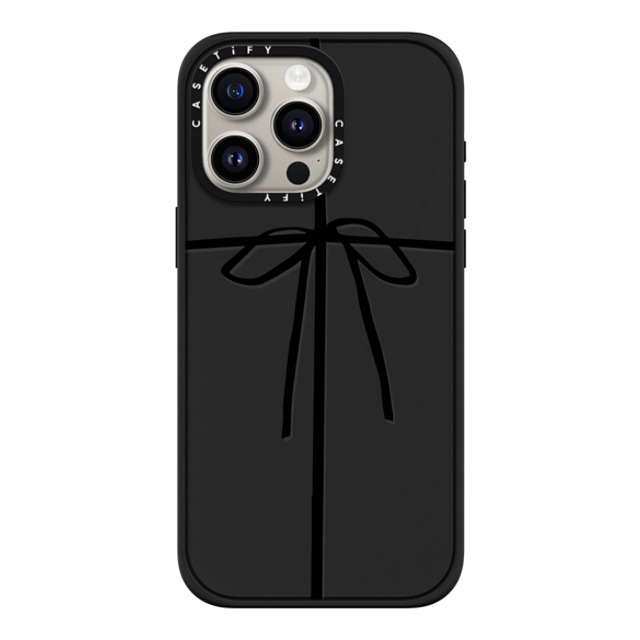 CASETiFY iPhone 15 Pro Max Case Matte Black インパクトケース Ribbon,Christmas Ribbon,Christmas WRAPPED IN A BOW Back to School CASETiFY iPhone 15 Pro Max Case Matte Black インパクトケース Ribbon,Christmas Ribbon,Christmas WRAPPED IN A BOW Back to School