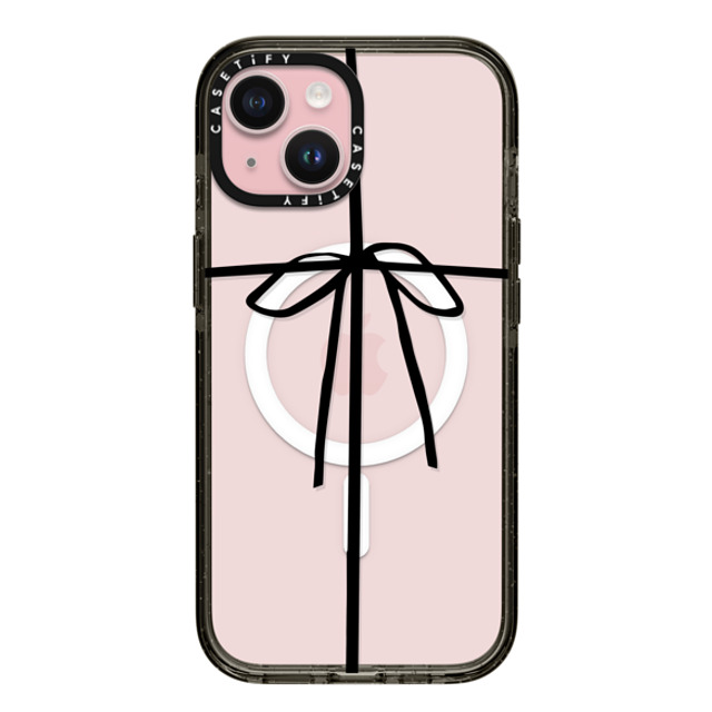 CASETiFY iPhone 15 ケース ブラック インパクトケース MagSafe対応 Ribbon,Bowcore Bowcore,Coquette,Ribbon,Christmas WRAPPED IN A BOW Back to School CASETiFY iPhone 15 ケース ブラック インパクトケース MagSafe対応 Ribbon,Bowcore Bowcore,Coquette,Ribbon,Christmas WRAPPED IN A BOW Back to School