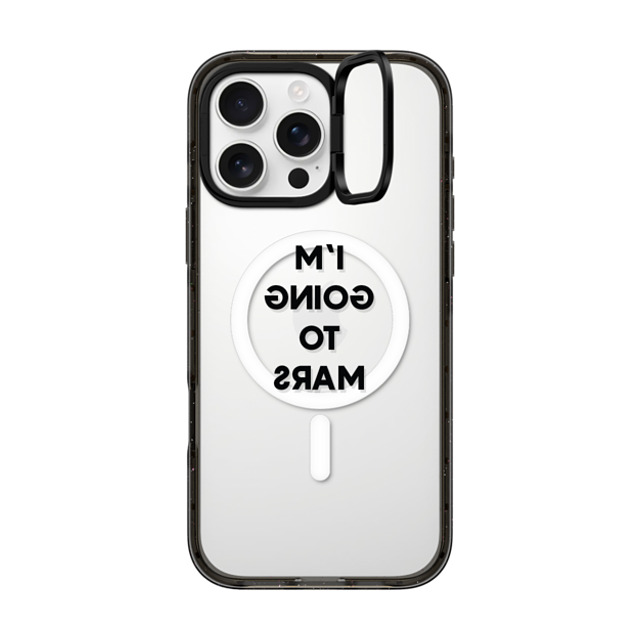 CASETiFY iPhone 16 Pro Max ケース ブラック インパクトリングスタンドケース MagSafe対応 Quote,Typography Quote,Typography I'M GOING TO MARS Father's Day CASETiFY iPhone 16 Pro Max ケース ブラック インパクトリングスタンドケース MagSafe対応 Quote,Typography Quote,Typography I'M GOING TO MARS Father's Day