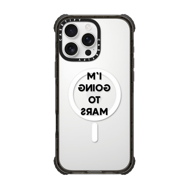 CASETiFY iPhone 16 Pro Max ケース ブラック ウルトラ インパクトケース MagSafe 対応 Quote,Typography Quote,Typography I'M GOING TO MARS Father's Day CASETiFY iPhone 16 Pro Max ケース ブラック ウルトラ インパクトケース MagSafe 対応 Quote,Typography Quote,Typography I'M GOING TO MARS Father's Day