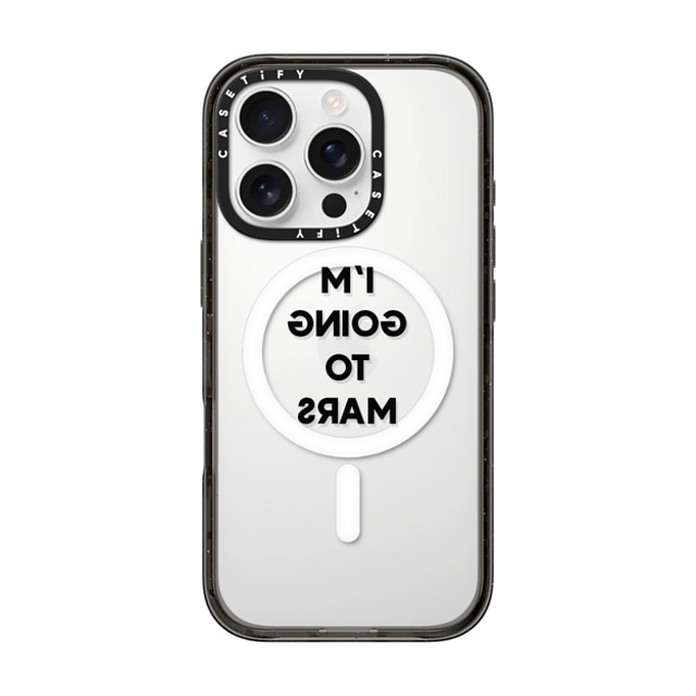 CASETiFY iPhone 16 Pro ケース ブラック インパクトケース MagSafe対応 Quote,Typography Quote,Typography I'M GOING TO MARS Mother's Day CASETiFY iPhone 16 Pro ケース ブラック インパクトケース MagSafe対応 Quote,Typography Quote,Typography I'M GOING TO MARS Mother's Day