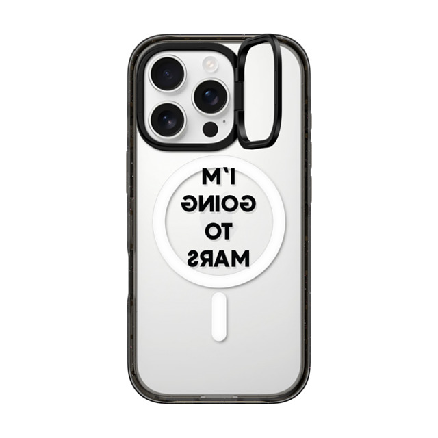 CASETiFY iPhone 16 Pro ケース ブラック インパクトリングスタンドケース MagSafe対応 Quote,Typography Quote,Typography I'M GOING TO MARS Mother's Day CASETiFY iPhone 16 Pro ケース ブラック インパクトリングスタンドケース MagSafe対応 Quote,Typography Quote,Typography I'M GOING TO MARS Mother's Day