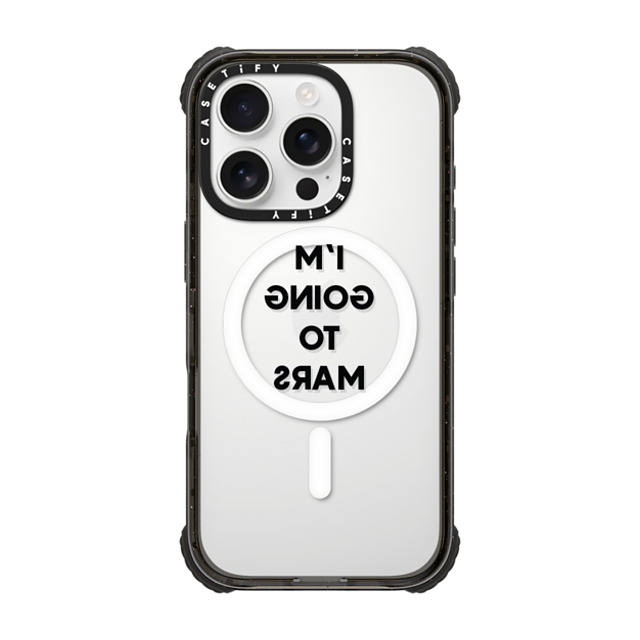 CASETiFY iPhone 16 Pro Case Black ウルトラ インパクトケース MagSafe 対応 Quote,Typography Quote,Typography I'M GOING TO MARS Father's Day CASETiFY iPhone 16 Pro Case Black ウルトラ インパクトケース MagSafe 対応 Quote,Typography Quote,Typography I'M GOING TO MARS Father's Day