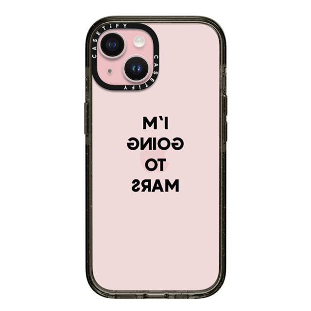 CASETiFY iPhone 15 ケース ブラック インパクトケース Quote,Typography Quote,Typography I'M GOING TO MARS Father's Day CASETiFY iPhone 15 ケース ブラック インパクトケース Quote,Typography Quote,Typography I'M GOING TO MARS Father's Day