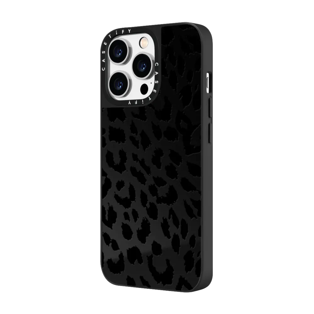 Mirror iPhone 14 Pro Case MagSafe Compatible - Lacie Leopard