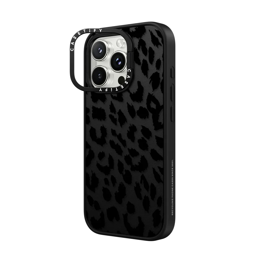 Impact Ring Stand iPhone 16 Pro Max Case MagSafe Compatible - Lacie Leopard