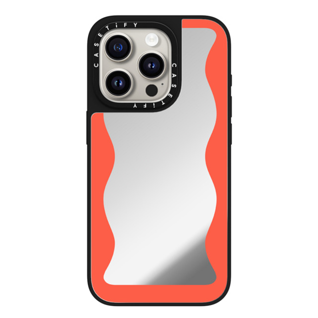 CASETiFY iPhone 15 Pro Case Silver on Black ミラーケース MagSafe対応 CASETiFY RED casetify_artist CASETiFY iPhone 15 Pro Case Silver on Black ミラーケース MagSafe対応 CASETiFY RED casetify_artist