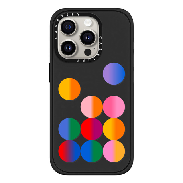 CASETiFY iPhone 15 Pro Case Matte Black Impact Case MagSafe Compatible Rainbow,Abstract Rainbow,Digital Art,Abstract Sugar Bubbles Back to School CASETiFY iPhone 15 Pro Case Matte Black Impact Case MagSafe Compatible Rainbow,Abstract Rainbow,Digital Art,Abstract Sugar Bubbles Back to School
