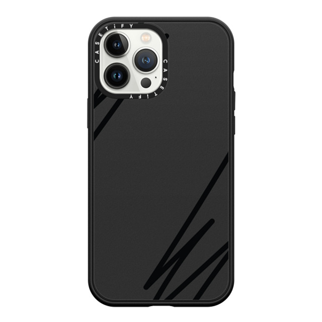 CASETiFY iPhone 13 Pro Max ケース マットブラック インパクトケース MagSafe対応 LINE ART casetify_artist Back to School CASETiFY iPhone 13 Pro Max ケース マットブラック インパクトケース MagSafe対応 LINE ART casetify_artist Back to School
