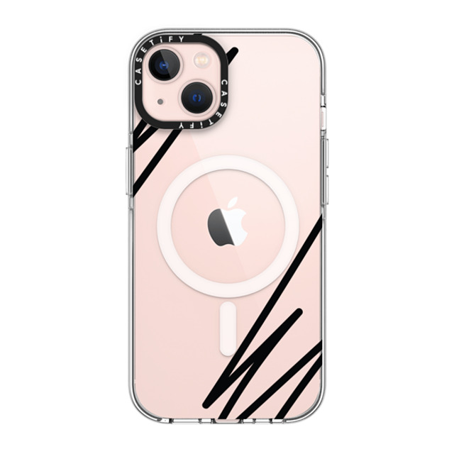 CASETiFY iPhone 13 ケース クリア クリア ケース MagSafe対応 LINE ART casetify_artist