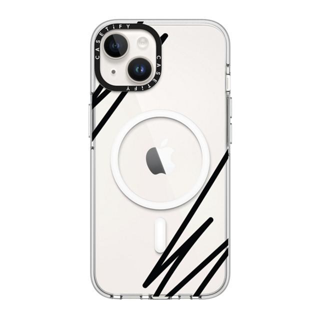 CASETiFY iPhone 14 ケース クリア クリア ケース MagSafe対応 LINE ART casetify_artist