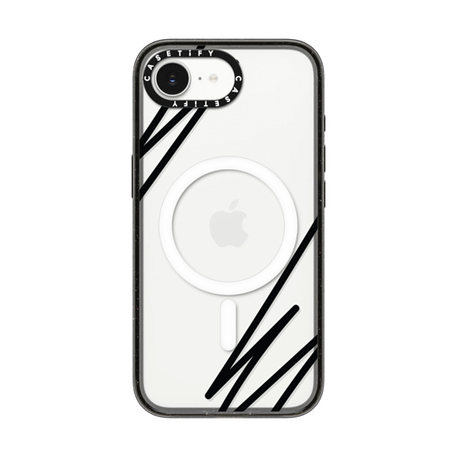 CASETiFY iPhone 16e Case Black Impact Case MagSafe Compatible LINE ART casetify_artist Father's Day CASETiFY iPhone 16e Case Black Impact Case MagSafe Compatible LINE ART casetify_artist Father's Day