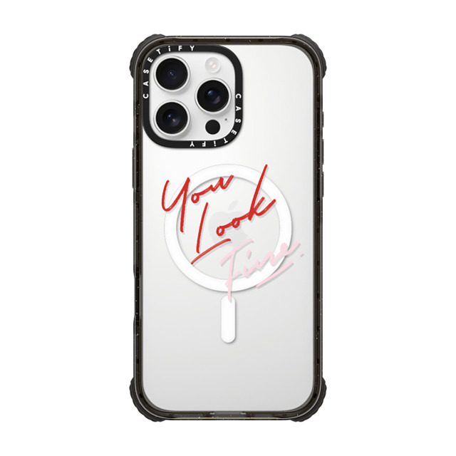 CASETiFY iPhone 16 Pro Max ケース ブラック ウルトラ インパクトケース MagSafe 対応 Quote,Typography Quote,Typography YOU LOOK FINE Father's Day CASETiFY iPhone 16 Pro Max ケース ブラック ウルトラ インパクトケース MagSafe 対応 Quote,Typography Quote,Typography YOU LOOK FINE Father's Day
