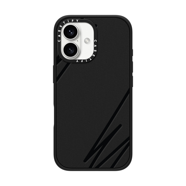 CASETiFY iPhone 16 ケース マットブラック インパクトケース MagSafe対応 LINE ART casetify_artist Father's Day CASETiFY iPhone 16 ケース マットブラック インパクトケース MagSafe対応 LINE ART casetify_artist Father's Day