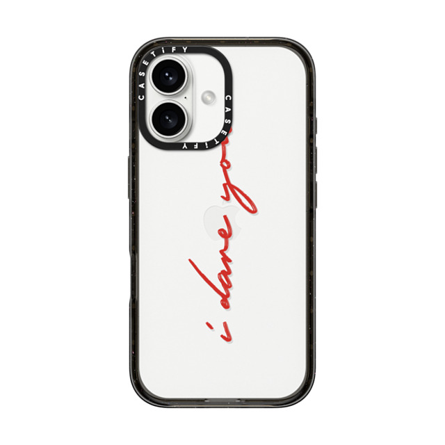 CASETiFY iPhone 16 Case Black Impact Case Quote,Typography Quote,Typography I DARE YOU Father's Day CASETiFY iPhone 16 Case Black Impact Case Quote,Typography Quote,Typography I DARE YOU Father's Day