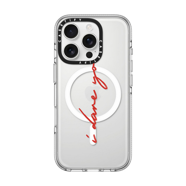 CASETiFY iPhone 16 Pro ケース クリア クリア ケース MagSafe対応 Quote,Typography Quote,Typography I DARE YOU Father's Day CASETiFY iPhone 16 Pro ケース クリア クリア ケース MagSafe対応 Quote,Typography Quote,Typography I DARE YOU Father's Day