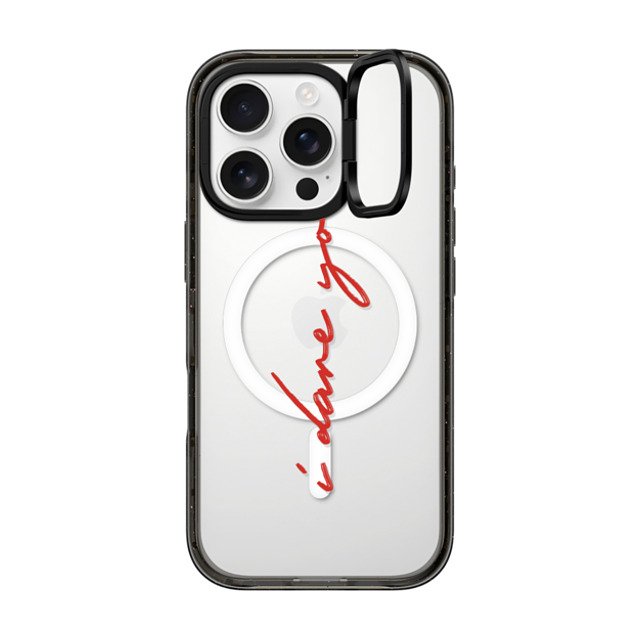 CASETiFY iPhone 16 Pro ケース ブラック インパクトリングスタンドケース MagSafe対応 Quote,Typography Quote,Typography I DARE YOU Father's Day CASETiFY iPhone 16 Pro ケース ブラック インパクトリングスタンドケース MagSafe対応 Quote,Typography Quote,Typography I DARE YOU Father's Day