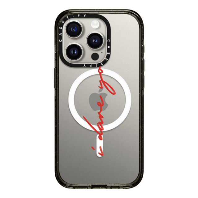 CASETiFY iPhone 15 Pro ケース ブラック インパクトケース MagSafe対応 Quote,Typography Quote,Typography I DARE YOU Father's Day CASETiFY iPhone 15 Pro ケース ブラック インパクトケース MagSafe対応 Quote,Typography Quote,Typography I DARE YOU Father's Day
