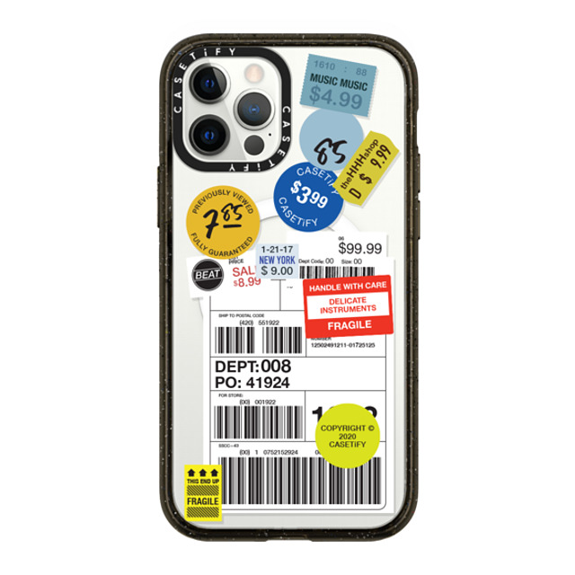 CASETiFY iPhone 12 Pro ケース ブラック インパクトケース MagSafe対応 Sticker ステッカー Label Sticker Design 2 Father's Day CASETiFY iPhone 12 Pro ケース ブラック インパクトケース MagSafe対応 Sticker ステッカー Label Sticker Design 2 Father's Day