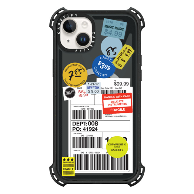 CASETiFY iPhone 14 Plus Case Triple Black バウンスケース Sticker ステッカー Label Sticker Design 2 Mother's Day CASETiFY iPhone 14 Plus Case Triple Black バウンスケース Sticker ステッカー Label Sticker Design 2 Mother's Day