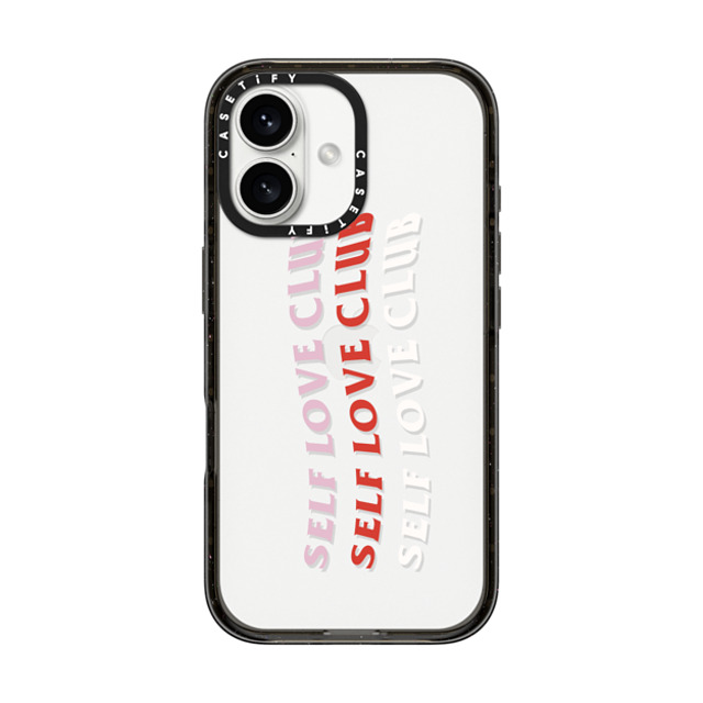 CASETiFY iPhone 16 Case ブラック インパクトケース Quote,Typography Quote,Typography SELF LOVE CLUB Mother's Day CASETiFY iPhone 16 Case ブラック インパクトケース Quote,Typography Quote,Typography SELF LOVE CLUB Mother's Day