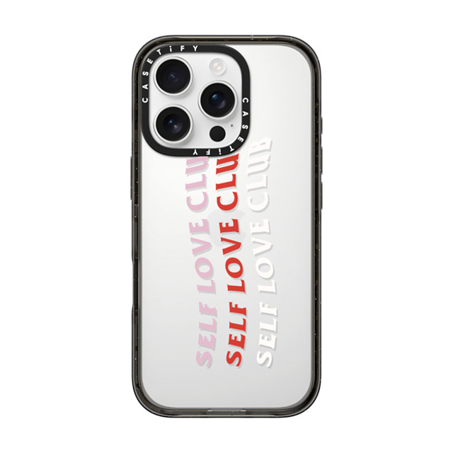 CASETiFY iPhone 16 Pro Case ブラック インパクトケース Quote,Typography Quote,Typography SELF LOVE CLUB Mother's Day CASETiFY iPhone 16 Pro Case ブラック インパクトケース Quote,Typography Quote,Typography SELF LOVE CLUB Mother's Day