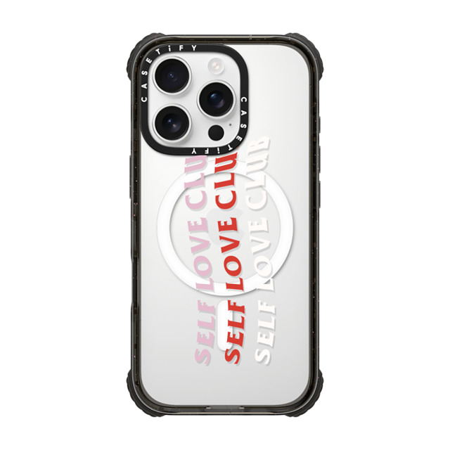 CASETiFY iPhone 16 Pro ケース ブラック ウルトラ インパクトケース MagSafe 対応 Quote,Typography Quote,Typography SELF LOVE CLUB Mother's Day CASETiFY iPhone 16 Pro ケース ブラック ウルトラ インパクトケース MagSafe 対応 Quote,Typography Quote,Typography SELF LOVE CLUB Mother's Day