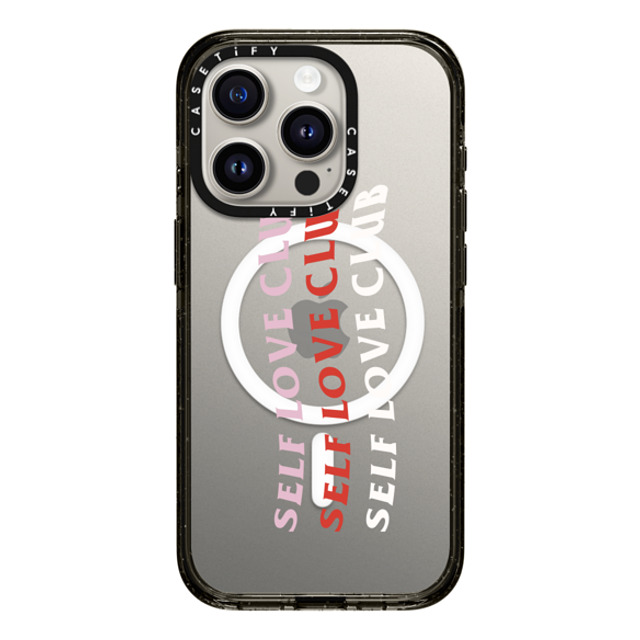 CASETiFY iPhone 15 Pro Case Black Impact Case MagSafe Compatible Quote,Typography Quote,Typography SELF LOVE CLUB Mother's Day CASETiFY iPhone 15 Pro Case Black Impact Case MagSafe Compatible Quote,Typography Quote,Typography SELF LOVE CLUB Mother's Day