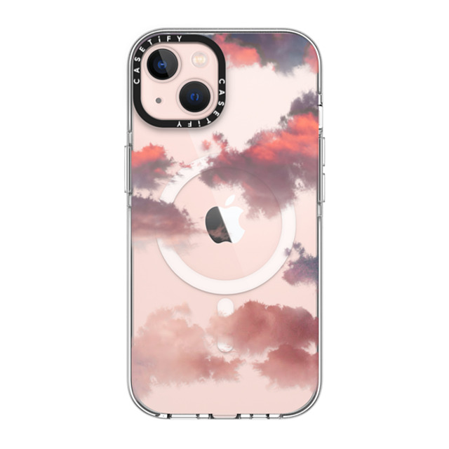 CASETiFY iPhone 13 ケース クリア クリア ケース MagSafe対応 Cloud Clouds