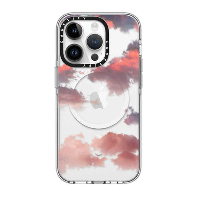 CASETiFY iPhone 14 Pro ケース クリア クリア ケース MagSafe対応 Cloud Clouds