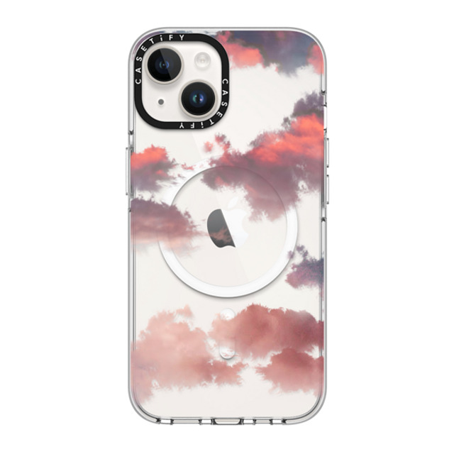 CASETiFY iPhone 14 ケース クリア クリア ケース MagSafe対応 Cloud Clouds