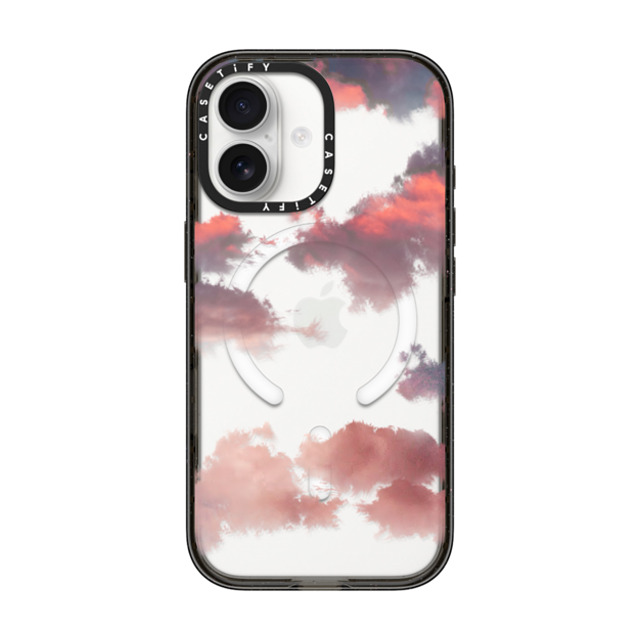 CASETiFY iPhone 17 Case Black Impact Case MagSafe Compatible Cloud Cloud Clouds