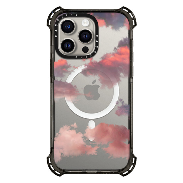 CASETiFY iPhone 15 Pro Max Case Black バウンスケース Cloud Cloud Clouds Back to School CASETiFY iPhone 15 Pro Max Case Black バウンスケース Cloud Cloud Clouds Back to School