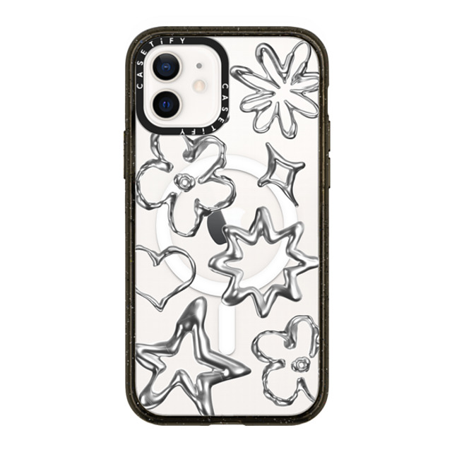 CASETiFY iPhone 12 Case ブラック インパクトケース MagSafe対応 Star,Pattern Pattern,Star,Monochrome,Futurism Chrome Doodles Mother's Day CASETiFY iPhone 12 Case ブラック インパクトケース MagSafe対応 Star,Pattern Pattern,Star,Monochrome,Futurism Chrome Doodles Mother's Day