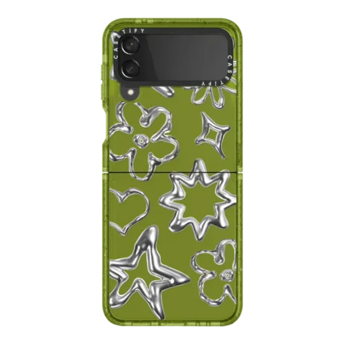 Galaxy Z Flip4 - Chrome Doodles