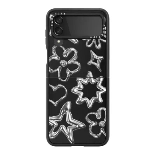 Galaxy Z Flip4 - Chrome Doodles