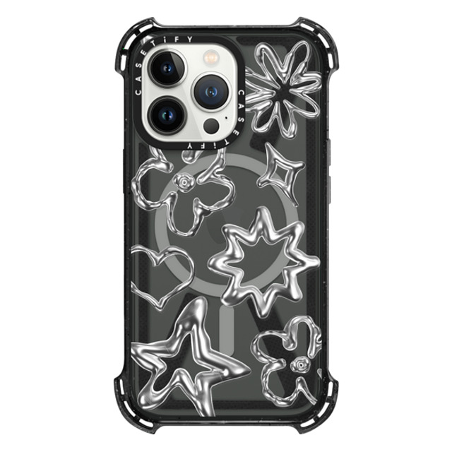 CASETiFY iPhone 13 Pro Case Triple Black バウンスケース Star,Pattern Pattern,Star,Monochrome,Futurism Chrome Doodles Mother's Day CASETiFY iPhone 13 Pro Case Triple Black バウンスケース Star,Pattern Pattern,Star,Monochrome,Futurism Chrome Doodles Mother's Day