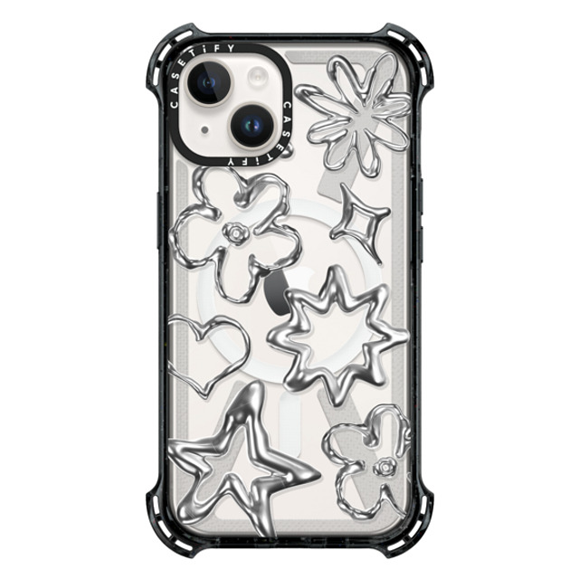 CASETiFY iPhone 14 ケース ブラック バウンスケース Star,Pattern Pattern,Star,Monochrome,Futurism Chrome Doodles Father's Day CASETiFY iPhone 14 ケース ブラック バウンスケース Star,Pattern Pattern,Star,Monochrome,Futurism Chrome Doodles Father's Day
