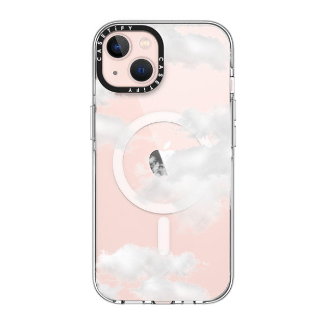 CASETiFY iPhone 13 ケース クリア クリア ケース MagSafe対応 Cloud Clouds