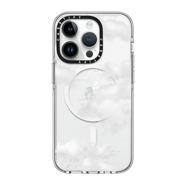 CASETiFY iPhone 14 Pro ケース クリア クリア ケース MagSafe対応 Cloud Clouds