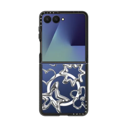 Galaxy Z Flip7 - Chrome Doodles