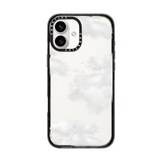 CASETiFY iPhone 16 Plus Case Black インパクトケース Cloud Cloud Clouds Mother's Day CASETiFY iPhone 16 Plus Case Black インパクトケース Cloud Cloud Clouds Mother's Day