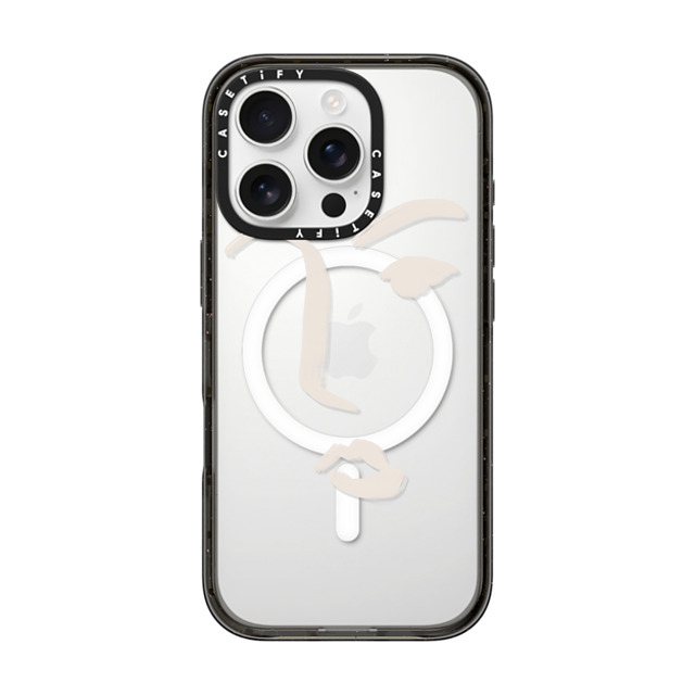 CASETiFY iPhone 16 Pro Case Black Impact Case MagSafe Compatible Line Art Line Art FACE Father's Day CASETiFY iPhone 16 Pro Case Black Impact Case MagSafe Compatible Line Art Line Art FACE Father's Day