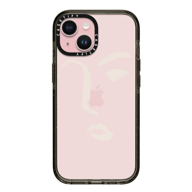 CASETiFY iPhone 15 Case ブラック インパクトケース Line Art Line Art FACE Mother's Day CASETiFY iPhone 15 Case ブラック インパクトケース Line Art Line Art FACE Mother's Day