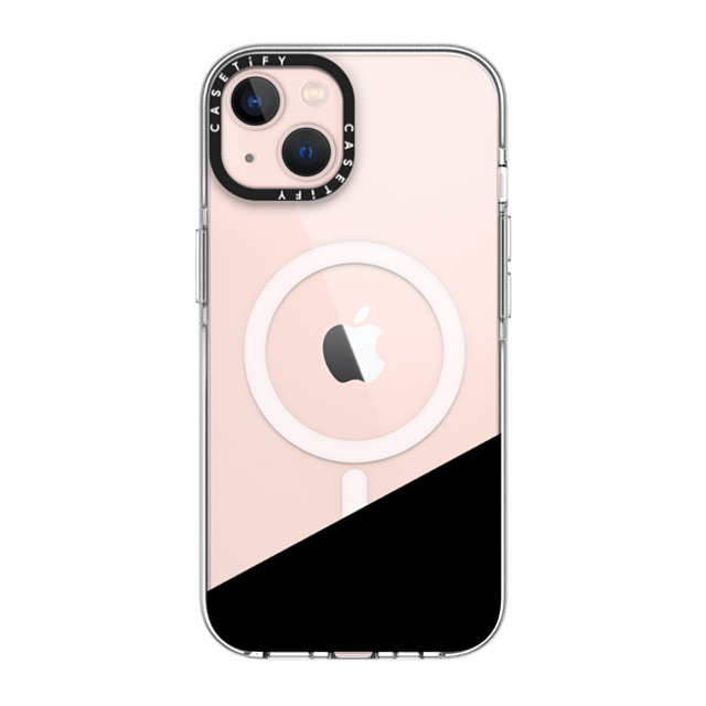 CASETiFY iPhone 13 ケース クリア クリア ケース MagSafe対応 CASETiFY BLACK casetify_artist