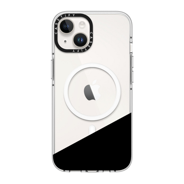 CASETiFY iPhone 14 ケース クリア クリア ケース MagSafe対応 CASETiFY BLACK casetify_artist