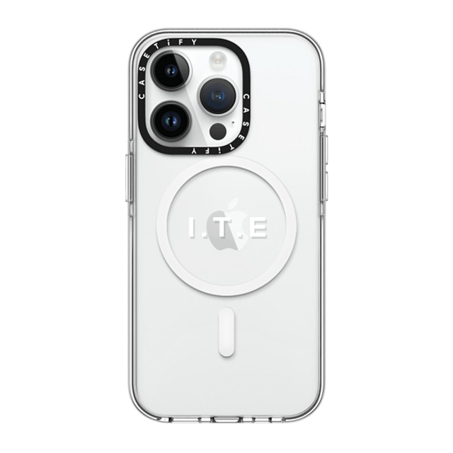CASETiFY iPhone 14 Pro Case Clear Clear Case MagSafe Compatible Custom Case - I. T.E CASETiFY iPhone 14 Pro Case Clear Clear Case MagSafe Compatible Custom Case - I. T.E