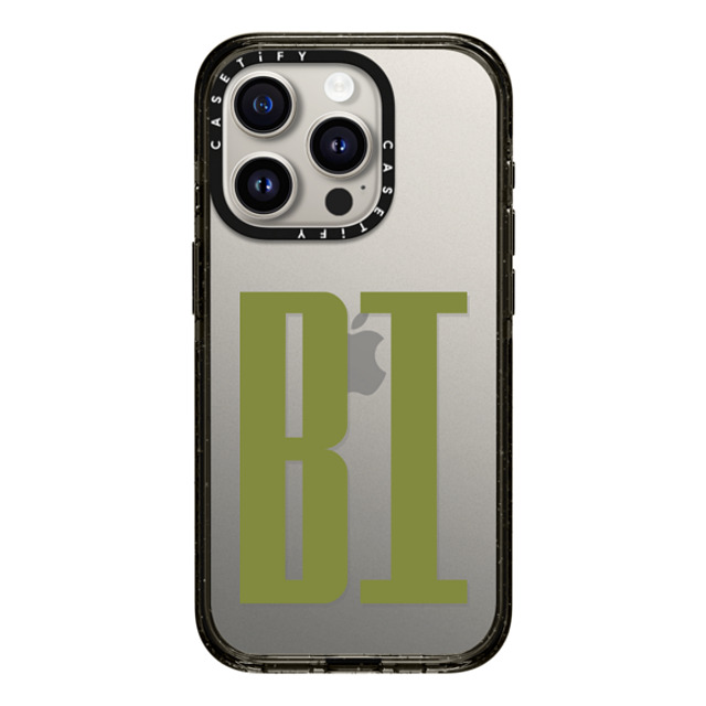 CASETiFY iPhone 15 Pro Case Black Impact Case Custom Case - BI CASETiFY iPhone 15 Pro Case Black Impact Case Custom Case - BI